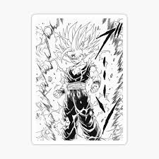 2.5 x 2.5 inches) dragon ball z peace sign stickers for water bottles, sticker vinyl decal for cellphone skateboards skateboard skaters laptop fridge luggage helmet bike scooter bumper cars locker truck vehicle window, anime car accessories goku dragon ball z car accessories. Cell Dbz Gifts Merchandise Redbubble