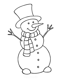 From christmas lights to ornaments, adding color to your christmas is a must! 60 Best Snowman Coloring Pages For Kids Free Printables