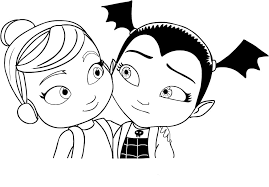 The story tells of a young vampire girl, who becomes the new kid in town when her family moves from transylvania, romania to pennsylvania to open a local bed and breakfast called the scare b&b for visiting ghouls and goblins. Vampirina Coloring Pages Printable Coloring Pages For Kids