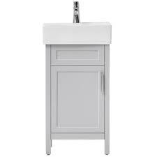 At vintage tub & bath we offer vessel sink vanities or bathroom sink cabinets to complete your bathroom. 18 Inch Vanities Bathroom Vanities Bath The Home Depot