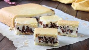 Carres Ricotta Et Chocolat Tres Gourmands Ma Patisserie Recette En 2020 Alimentation Mini Desserts Dessert