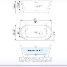 Any advice on tub option? á… Woodbridge 59 Acrylic Freestanding Bathtub Contemporary Soaking Tub With Brushed Nickel Overflow And Drain White Tub B0014 B N Drain O Woodbridge