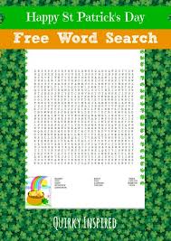 Patrick's day by having a copy of the free printable crossword puzzle aptly named st. St Patrick S Day Printables Free Puzzles And Word Search