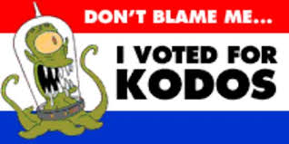 Don t blame me i voted for kodos. Don T Blame Me Pilots Of America