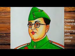 How to draw netaji subhash chandra bose with sketch pen and oil pastel. Netaji Subhash Chandra Bose Drawing Easy How To Draw Subhas Chandra Bose
