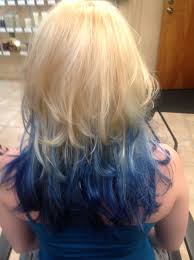 Maybe you would like to learn more about one of these? Blonde Ombre Blue Hair Color Novocom Top