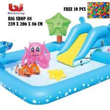 Harga kolam renang anak perosotan bonus pompa mainan intex bestway. Jual Kolam Renang Anak Perosotan Bestway Di Lapak Bigshop88 Bukalapak