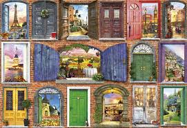 Doors Of Europe 1500 Pieces Educa Puzzle Warehouse Cross Paintings Painting 1500 Piece Puzzles