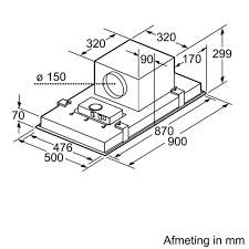 Siemens Lf959rb51 Plafondunit 90 Cm Breed Roestvrij Staal Roestvrij Staal
