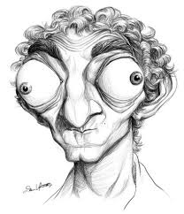 Caricaturist Homage Caricature Sketch Funny Art Caricature Drawing