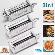 It's key to remove any moisture. Pasta Roller Cutter Attachments 3 In 1 Set For Kitchenaid Stand Mixers Amzchef Stainless Steel Pasta Maker Accessories Included Pasta Sheet Roller Spaghetti Cutter Fettuccine Cutter Shopee Philippines