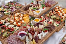 Montucky cold snacks are the exact opposite of ketchup on a steak. Large Selection Of Food With Cold Snacks Meat And Salads Fruit Stock Photo Picture And Royalty Free Image Image 127233347