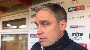 Cheltenham Town manager Michael Duff after the 3-1 win over Northampton Town