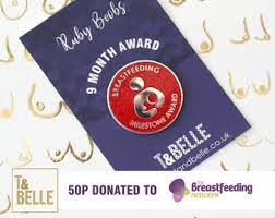 Ruby Boobs 9 Months Breastfeeding Milestone Award Keepsake - Etsy