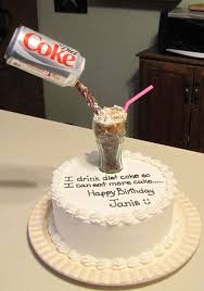 Diet Coke Cake Birthday Cakes Diet Coke Cake Coke Cake Soda Cake