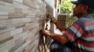 23 warna motif keramik teras paling cantik 2019 rumah. Cara Pasang Keramik Motif Batu Alam Pada Dinding Teras Youtube
