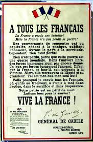 Le premier numéro du journal officiel des forces françaises libres du 20 janvier 1941 publie en une l'affiche a tous les français à côté du texte de l'appel du 18 juin 1940. Appel Du 18 Juin 1940 Charles De Gaulle 1 Affiche Non Entoilee B E B Lot 31 Le Tour Du Monde Par L Affiche At Artprecium Auction Fr English