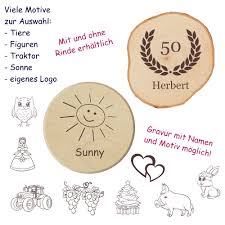 Untersetzer Mit Personlicher Gravur Aus Holz Geschenkissimo