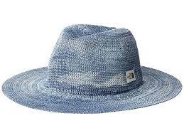 The North Face Packable Panama Hat Bucket Caps Angel Falls Blue Marl Panama Hat Packable Hats