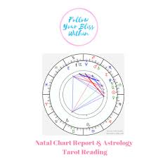 Natal Chart Report Astrology Tarot Reading Bundle