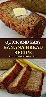 Easy Banana Bread Recipe In 2020 Easy Banana Bread Quick And Easy Banana Bread Recipe Easy Banana Bread Recipe