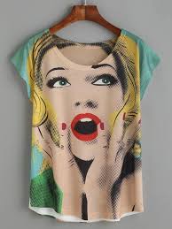 Maybe you would like to learn more about one of these? T Shirt Imprime Femme Manche Courte Mode En Ligne Shein France