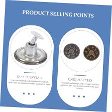 KONTONTY 50 Sets Iron Jeans Button No Sew Clothes Buttons DIY Iron Buttons  Iron Pants Button : Amazon.ca: Home