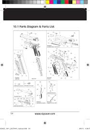 1 Parts Diagram Parts List Sig Sauer 1911 22lr User Manual Page 54 64