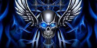 Check spelling or type a new query. 3d Blue Tech Angel Skull Theme For Android Apk Download