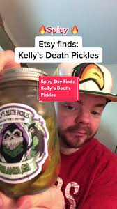 Another Spicy Etsy Finds episode! Love me some Kelly’s death pickles. They  can be spicy!! #pickles #picklelover #pickle #ghostpepper #etsyfinds  #spicyetsyfinds #letsheat🌶 #spicyfood