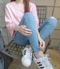 Tumblr Black And Blue Outfits Adidas Adorable Aesthetic Aesthetics Black Fashion Clothes Hipster Korean Fashion