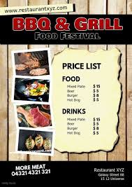 Food Price List Bar Restaurant Flyer Snack Ad Restaurant Flyer Food Snacks