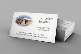 Choose from premium paper stocks, shapes and sizes. Design Print Business Cards For Coin Mart Jewelry