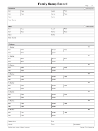 Family Group Sheet Fill Online Printable Fillable Blank