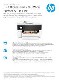 To make your hp officejet pro 7740 printer work smoothly, you need to download the latest driver. Hp Officejet Pro 7740 Wide Format All In One Manualzz