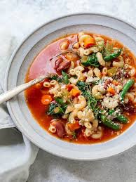 Classic Italian Vegetable Minestrone Soup Familystyle Food Minestrone Soup Italian Vegetables Minestrone Soup Recipe