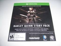 Maybe you would like to learn more about one of these? Harley Quinn Story Pack Fur Batman Arkham Knight Download Codes Dlc Fur Xbox One Ebay