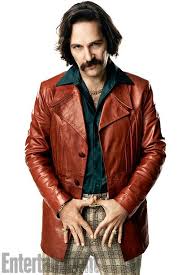 Paul Rudd Brian Fantana Anchorman 2 3 He Looks So Hot With That Moustache And Longer Hair Paul Rudd Brown Leather Coat Anchorman