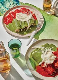 Enchiladas Divorciadas Bon Appetit Recipe Bon Appetit Enchiladas Food