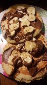 Pancakes Con Nutella Y Guineo La Primera Comida Que Me Hizo Mi Hija Snap Food Food Snapchat Yummy Food