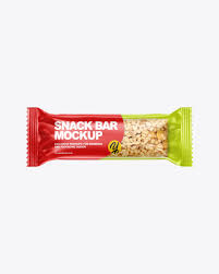 Download Muesli Snack Bar Mockup In Flow Pack Mockups On Yellow Images Object Mockups