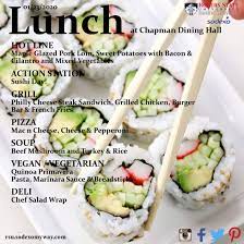 Chapman Dining Hall Dining Hall Maple Glaze Pork Pork Glaze