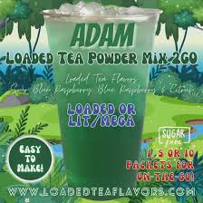 Adam Tea Energy Drink 🥤 Loaded Tea Mix 2GO Packets