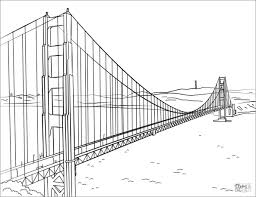 Coloring sheet for children and adults. London Bridge Coloring Page Coloringbay