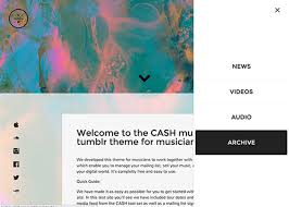 Scm music player is a free and open source web music player, that brings a seamless music experience to your website. Cash Music Template For Musicians Tumblr