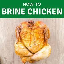 I often leave the dry salted chicken in the fridge overnight, at which time the salt is completely absorbed. How To Brine Chicken Peel With Zeal