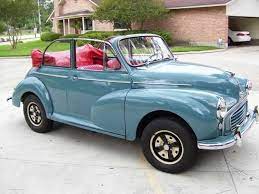 A 1960 Morris Minor The Cream Blue With Red Interior Serious Crush Morris Minor Morris Classic Cars British