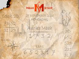 Syair Hk Mbah Semar 28 November 2020