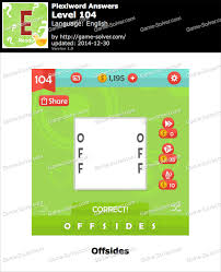 Check spelling or type a new query. Plexiword Level 104 Game Solver