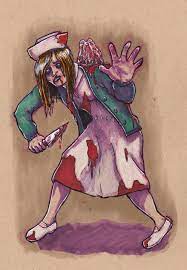 Silent Hill 1 - Puppet Nurse - Ballpoint pen, alcohol markers : r/silenthill